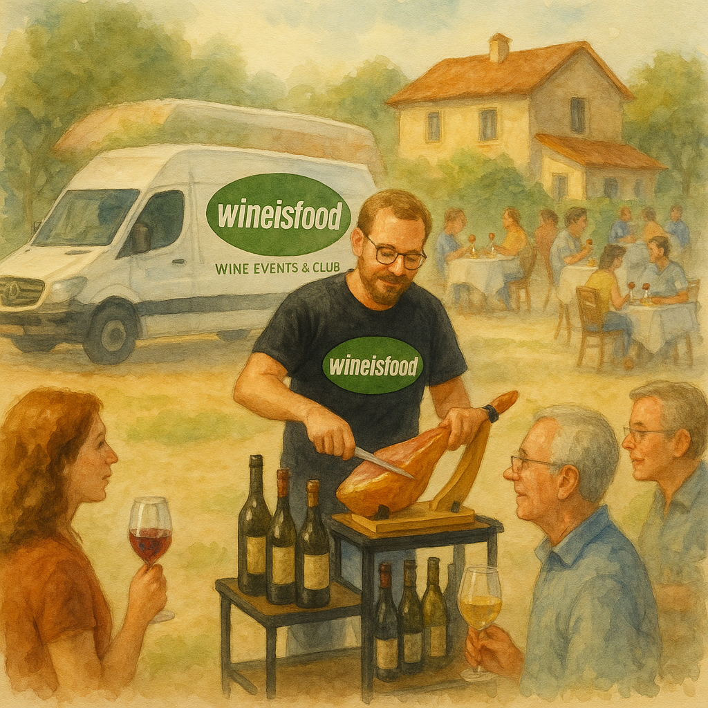 WINEISFOOD EVENTS: WINE CART AND EVENTS, CARVING JAMON IBERICO IN TULSA