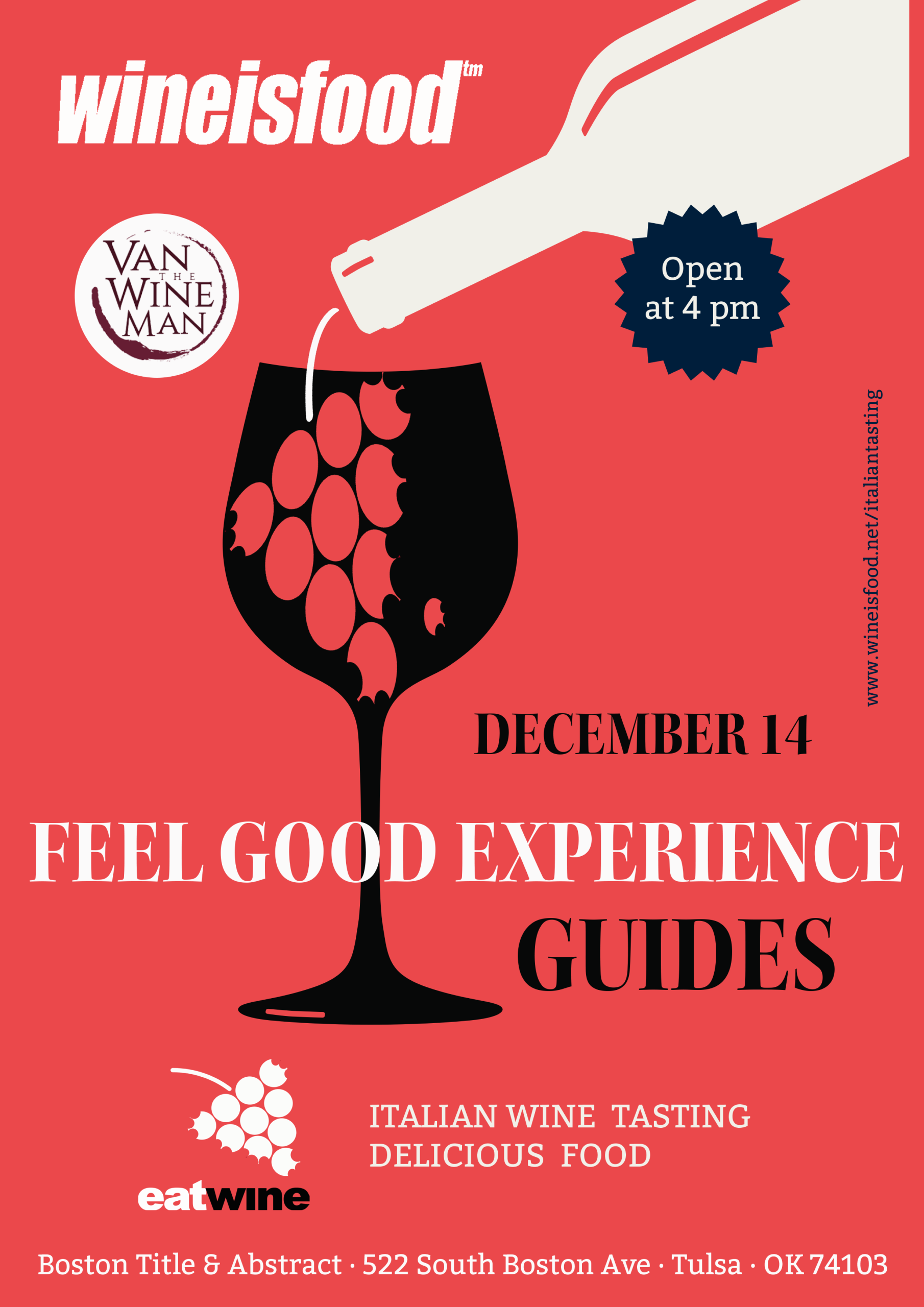 wine tasting events in Tulsa with Sommelier Pablo Aguilar and Van the wine man.