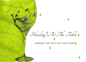 HEALING AT THE TABLE EVENT 2026