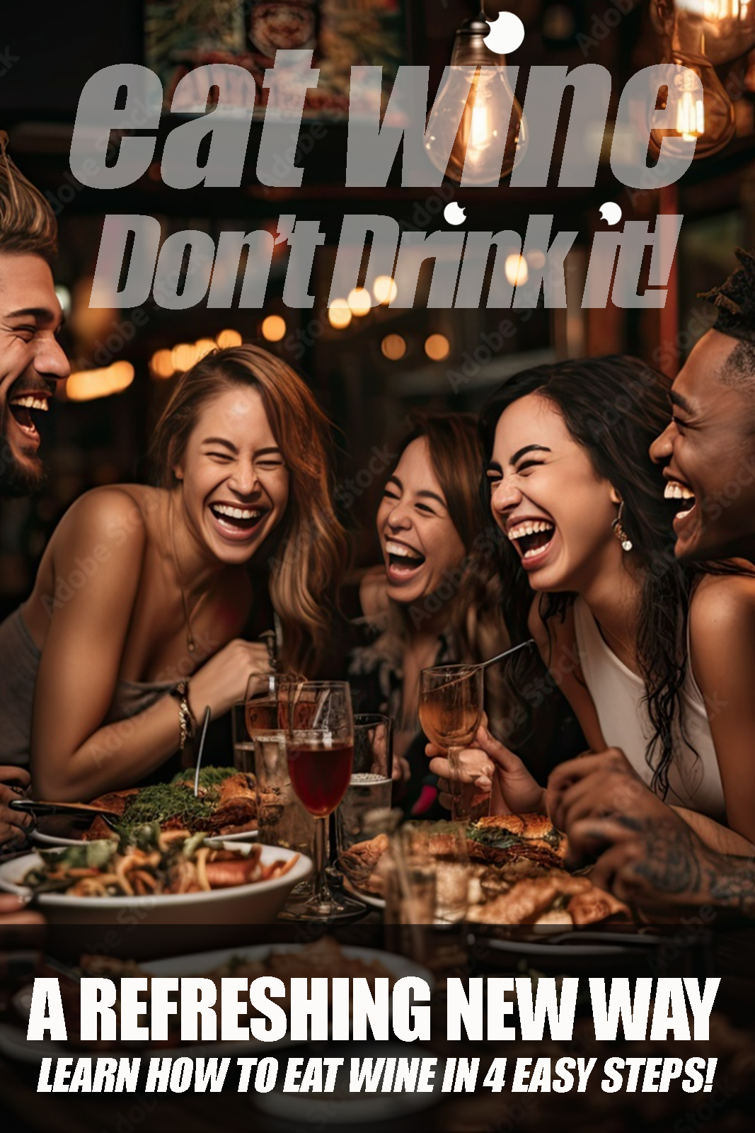 WINE IS FOOD EAT WINE 4 STEP